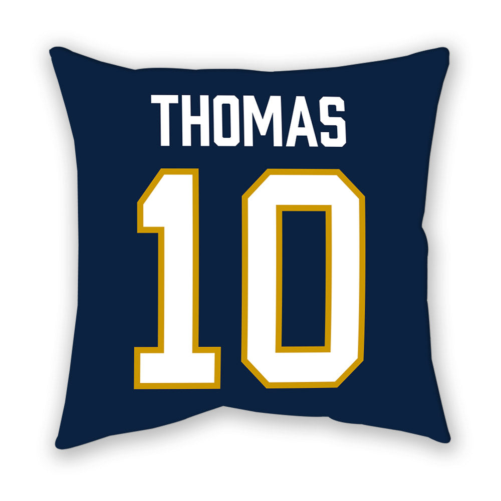 Notre Dame - NCAA Football : Loghan Thomas - Pillow-1