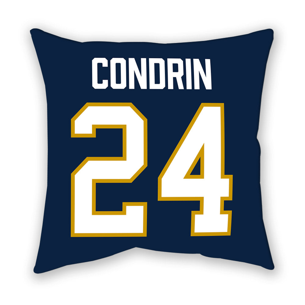 Notre Dame - NCAA Baseball : Luke Condrin - Pillow-1