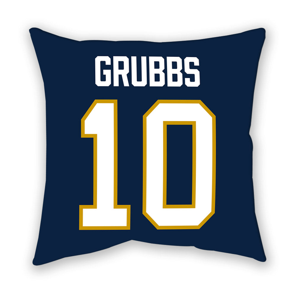 Notre Dame - NCAA Football : Noah Grubbs - Pillow-1