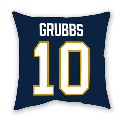 Notre Dame - NCAA Football : Noah Grubbs - Pillow-1