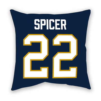 Notre Dame - NCAA Men's Soccer : Nolan Spicer - Pillow-1