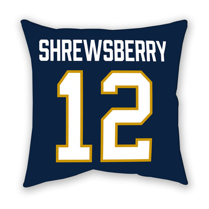 Notre Dame - NCAA Men's Basketball : Nick Shrewsberry - Pillow-1