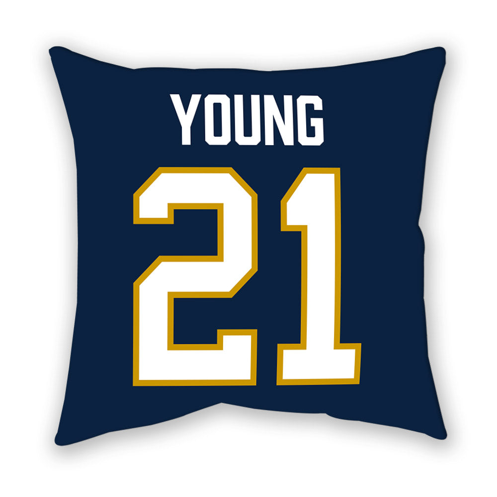 Notre Dame - NCAA Football : Kedren Young - Pillow-1
