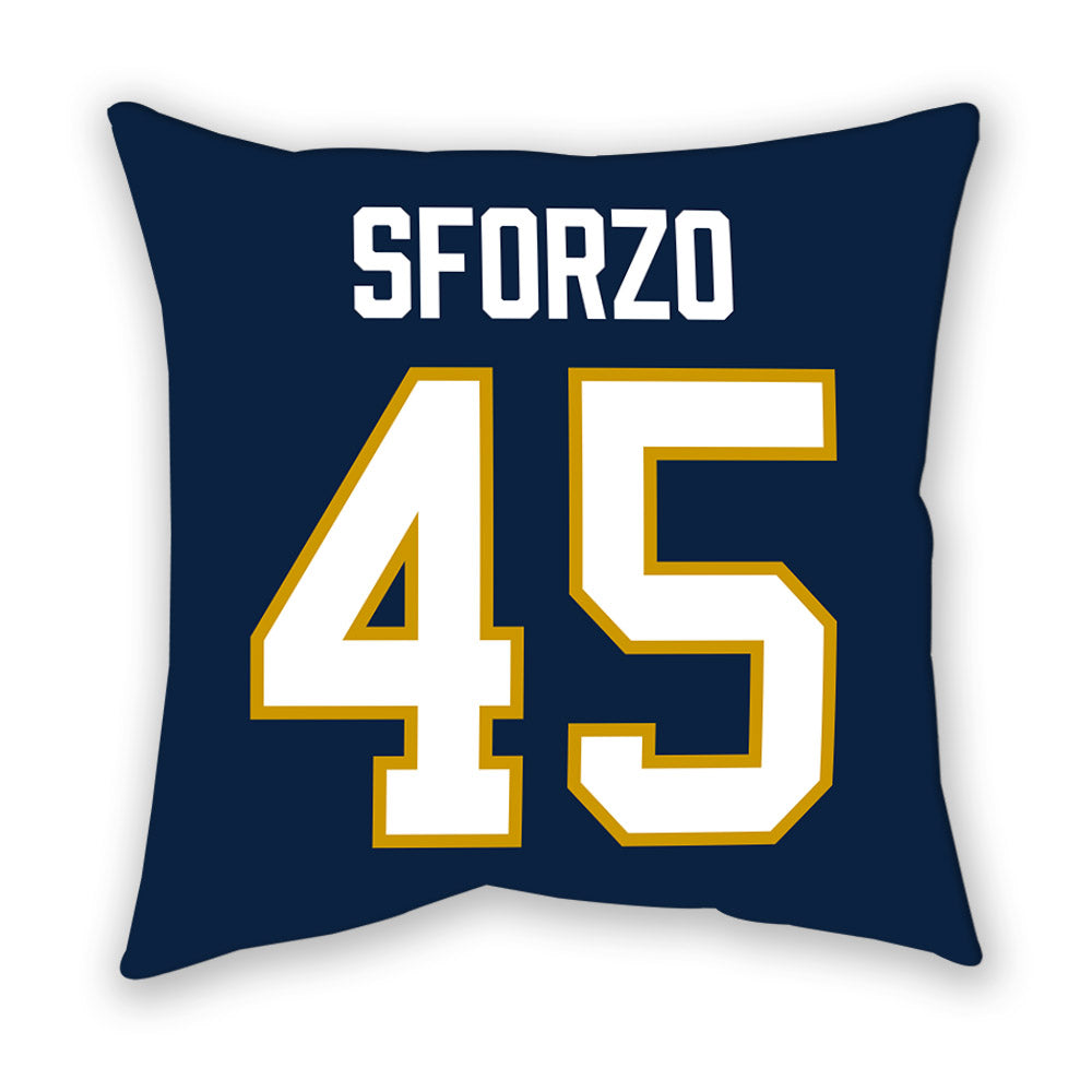 Notre Dame - NCAA Men's Lacrosse : Ryan Sforzo - Pillow-1