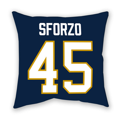 Notre Dame - NCAA Men's Lacrosse : Ryan Sforzo - Pillow-1
