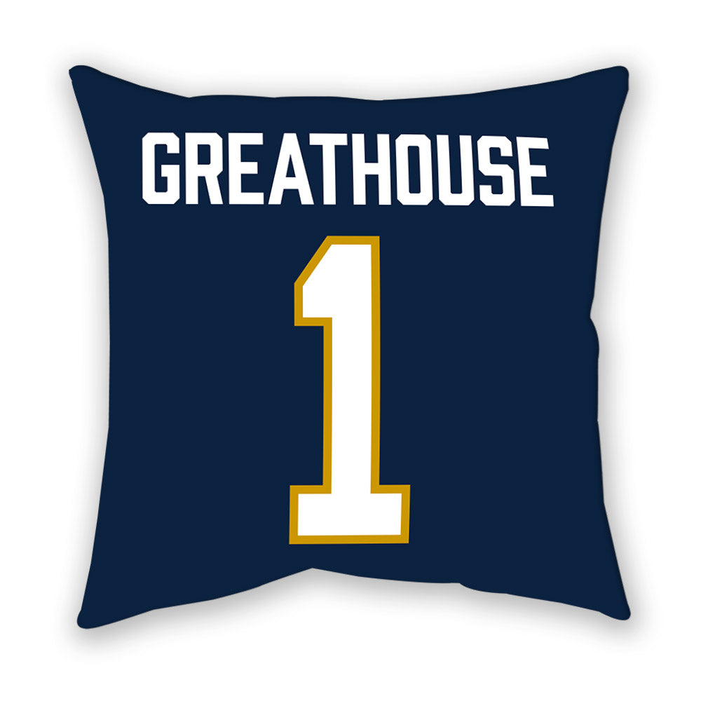 Notre Dame - NCAA Football : Jaden Greathouse - Pillow-1
