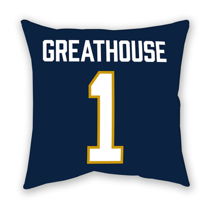 Notre Dame - NCAA Football : Jaden Greathouse - Pillow-1