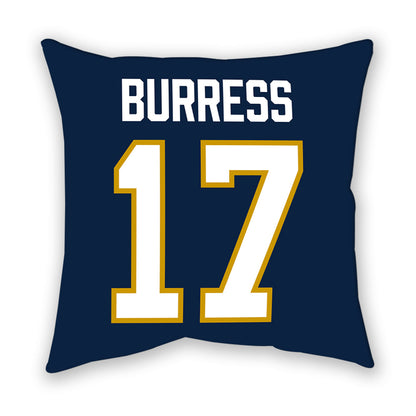 Notre Dame - NCAA Football : Elijah Burress - Pillow-1
