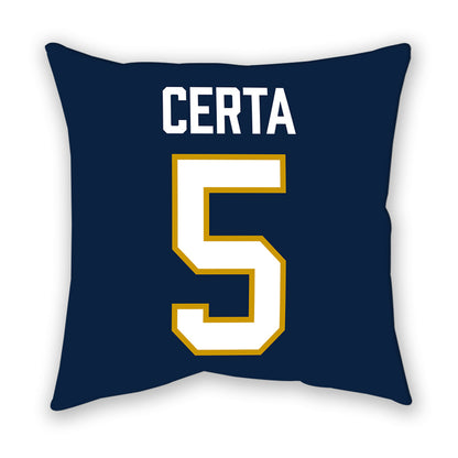 Notre Dame - NCAA Men's Basketball : Cole Certa - Pillow-1