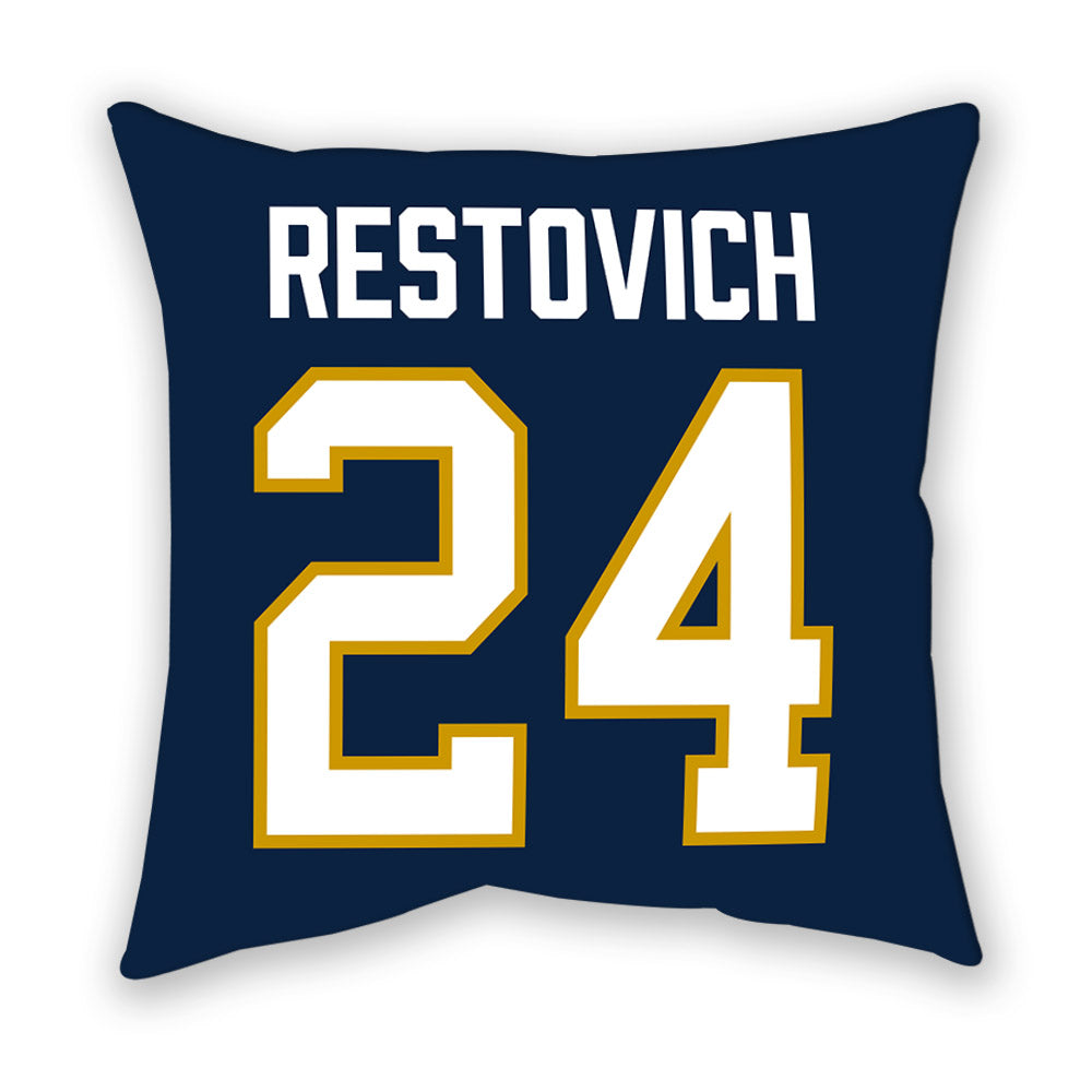 Notre Dame - NCAA Women's Soccer : Grace Restovich - Pillow-1