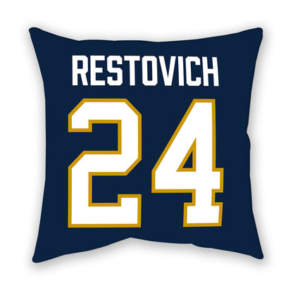 Notre Dame - NCAA Women's Soccer : Grace Restovich - Pillow-1