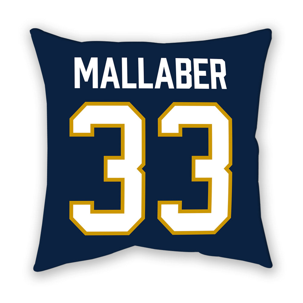 Notre Dame - NCAA Women's Lacrosse : Katie Mallaber - Pillow-1