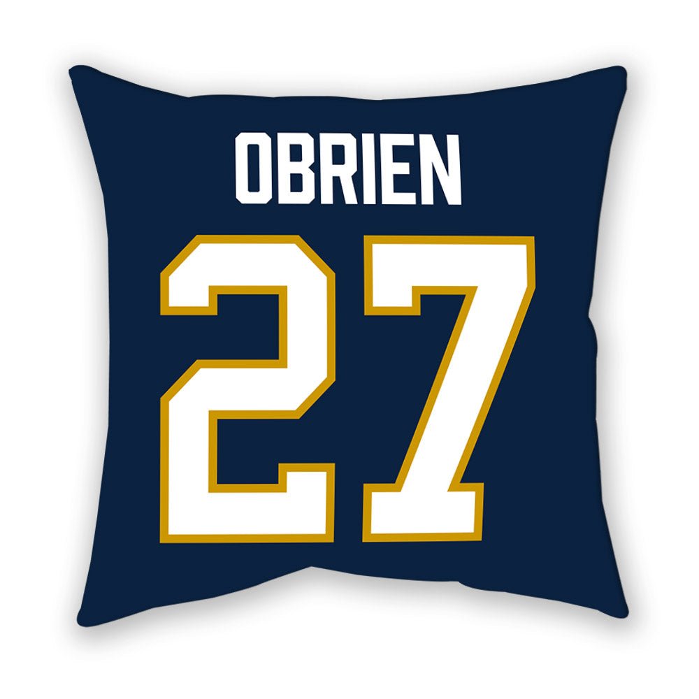 Notre Dame - NCAA Softball : Caroline OBrien - Pillow-1