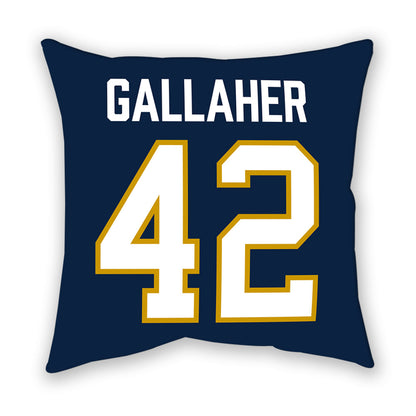 Notre Dame - NCAA Men's Lacrosse : Christian Gallaher - Pillow-1