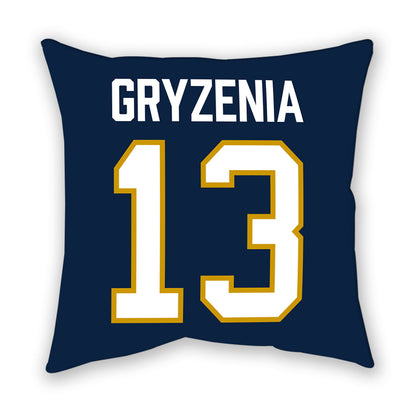 Notre Dame - NCAA Men's Lacrosse : Andrew Gryzenia - Pillow-1