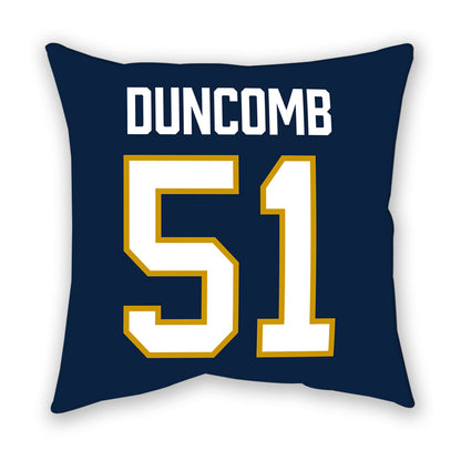 Notre Dame - NCAA Men's Basketball : Logan Duncomb - Pillow-1
