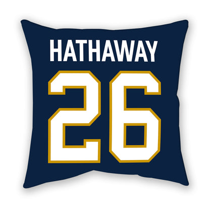 Notre Dame - NCAA Women's Soccer : Melinda Hathaway - Pillow-1