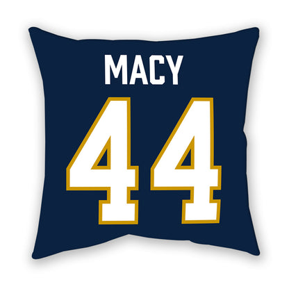 Notre Dame - NCAA Women's Basketball : Leah Macy - Pillow-1