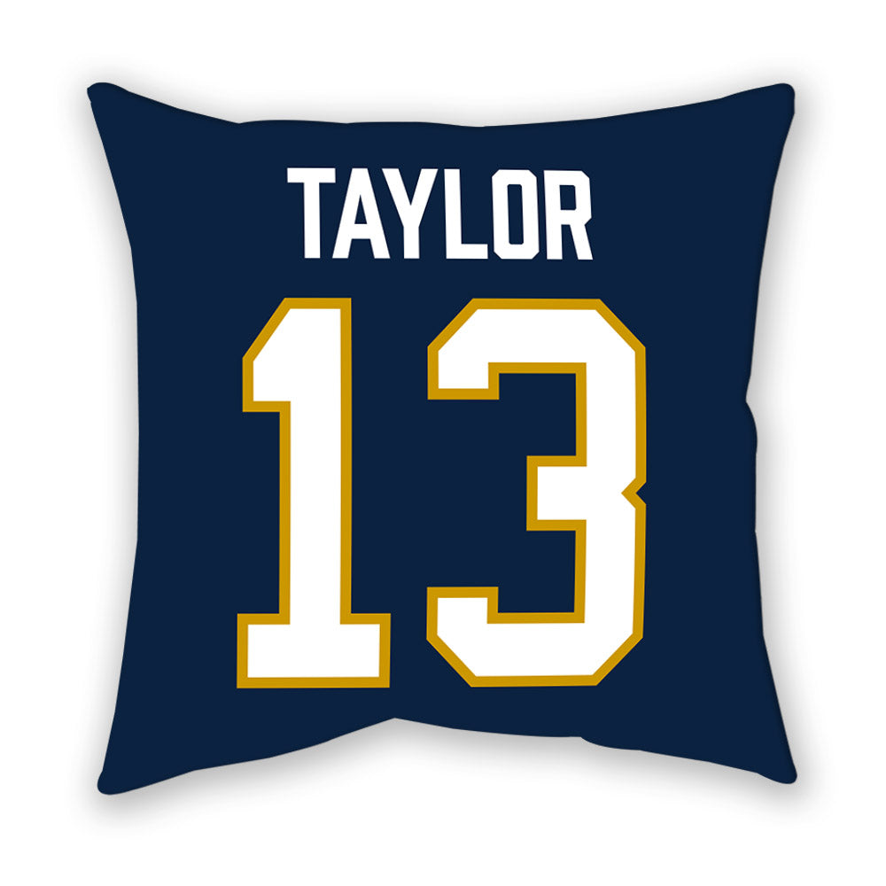 Notre Dame - NCAA Men's Lacrosse : Jake Taylor - Pillow-1