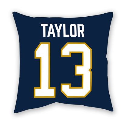 Notre Dame - NCAA Men's Lacrosse : Jake Taylor - Pillow-1