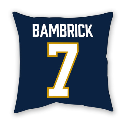 Notre Dame - NCAA Men's Lacrosse : Joey Bambrick - Pillow-1