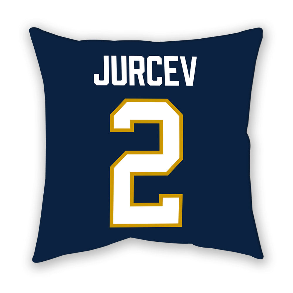 Notre Dame - NCAA Men's Ice Hockey : Jimmy Jurcev - Pillow-1