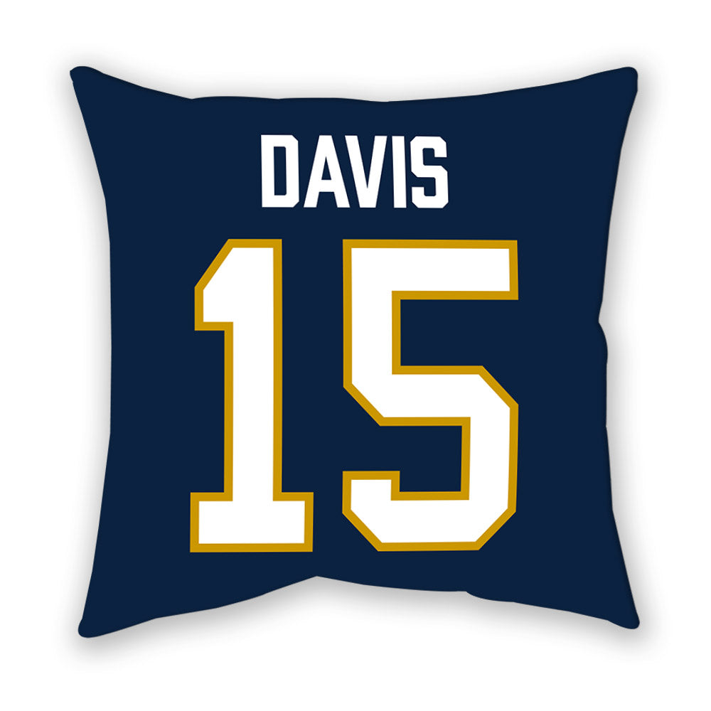 Notre Dame - NCAA Men's Lacrosse : Anderson Davis - Pillow-1