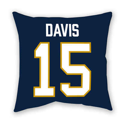 Notre Dame - NCAA Men's Lacrosse : Anderson Davis - Pillow-1