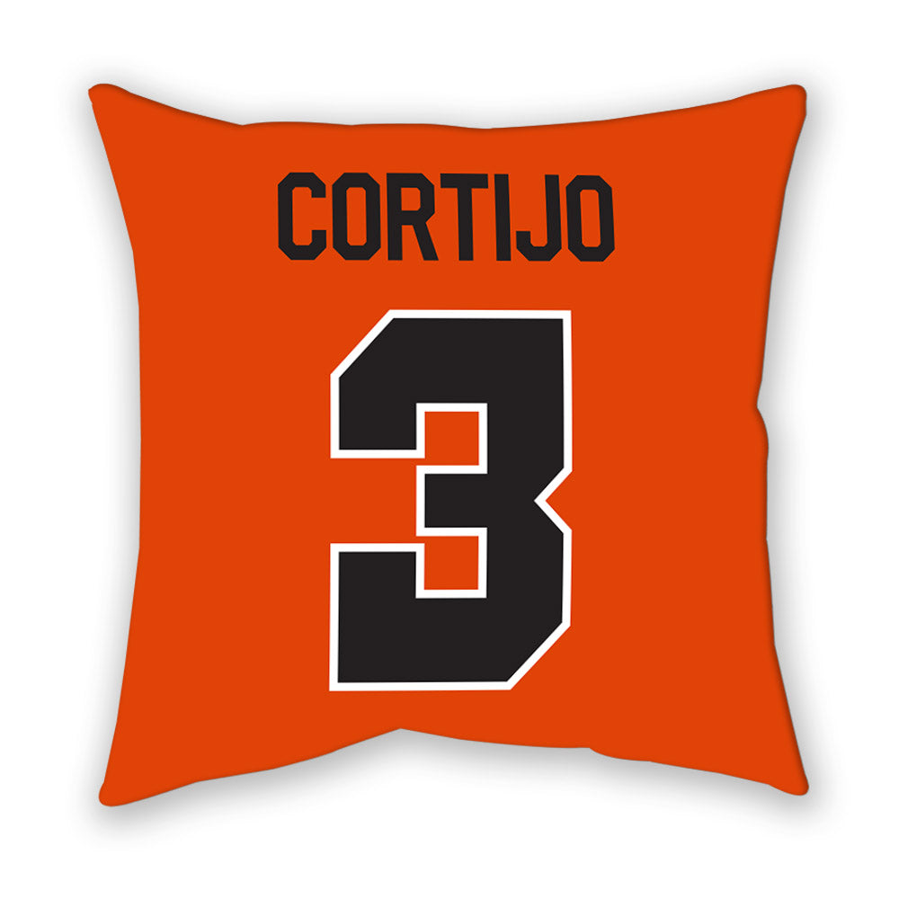 Oregon State - NCAA Men's Soccer : Fran Cortijo - Pillow-1