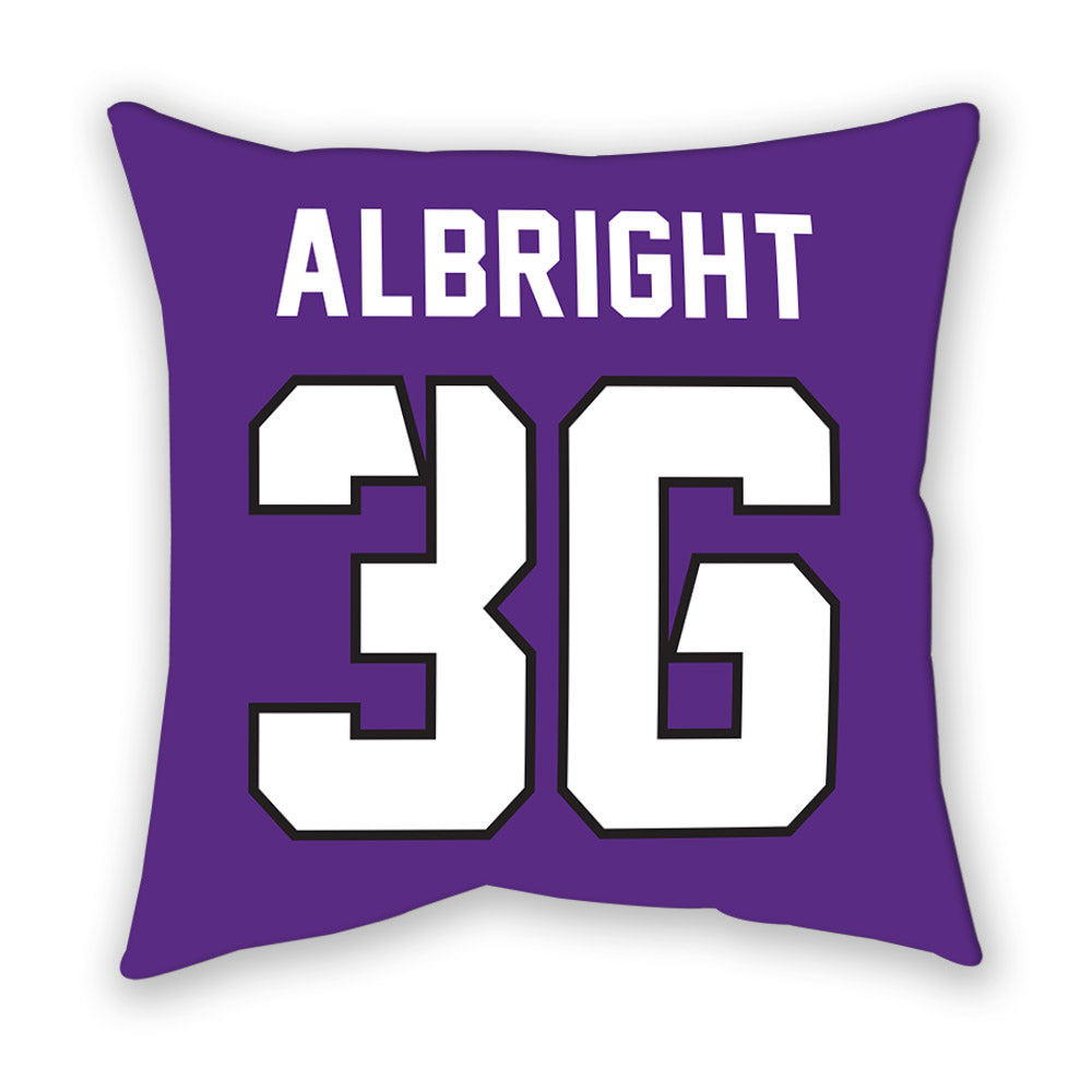 TCU - NCAA Football : Joseph Albright - Pillow-1