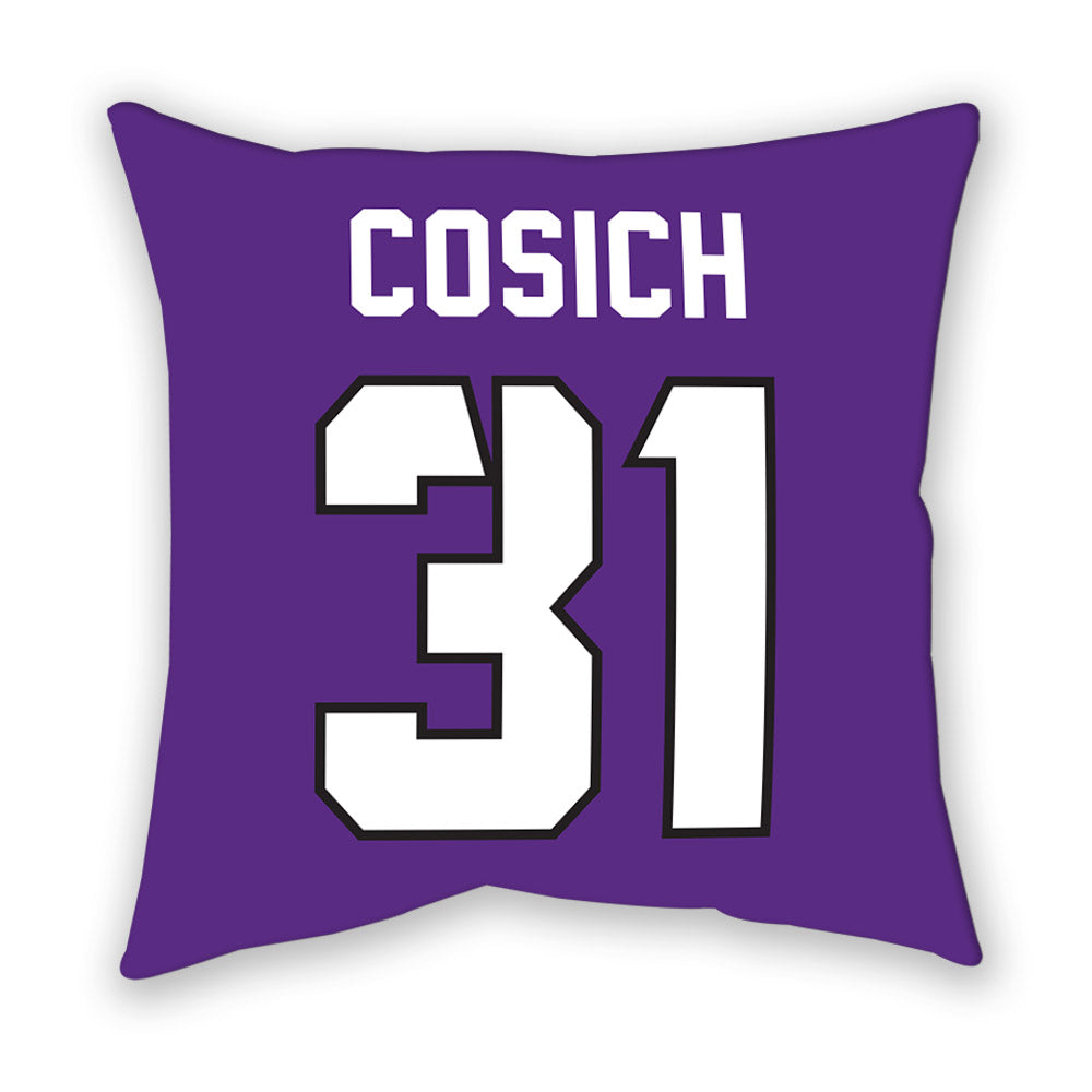 TCU - NCAA Women's Soccer : Camden Cosich - Pillow-1