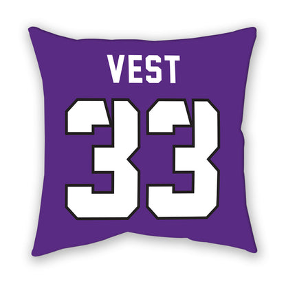 TCU - NCAA Women's Soccer : Grace Vest - Pillow-1