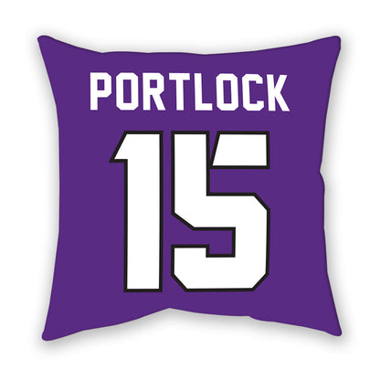 TCU - NCAA Women's Basketball : Sarah Portlock - Pillow-1