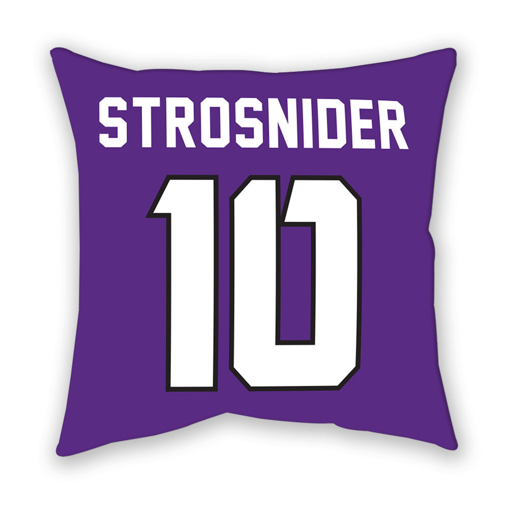 TCU - NCAA Baseball : Sawyer Strosnider - Pillow-1