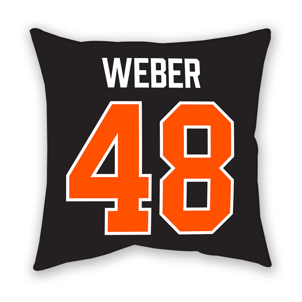 Oklahoma State - NCAA Baseball : Aaron Weber - Pillow-1