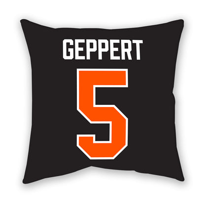 Oklahoma State - NCAA Women's Soccer : Bryn Geppert - Pillow-1