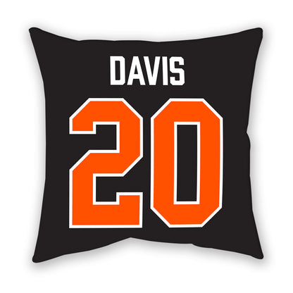 Oklahoma State - NCAA Football : Taurean Davis - Pillow-1