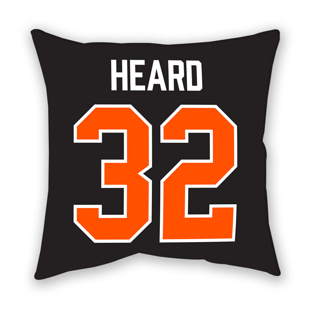 Oklahoma State - NCAA Women's Basketball : Stailee Heard - Pillow-1