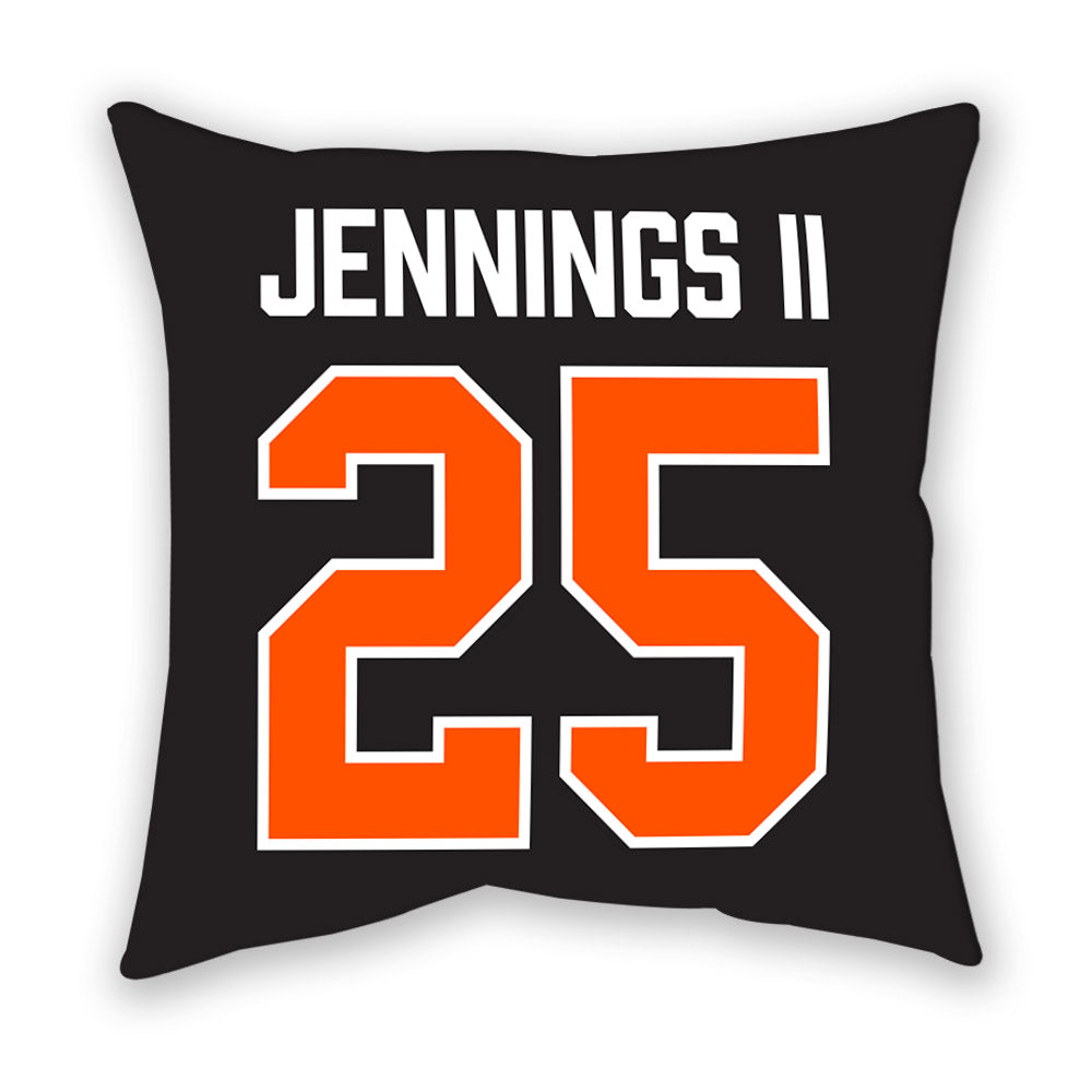 Oklahoma State - NCAA Men's Basketball : Robert Jennings II - Pillow-1