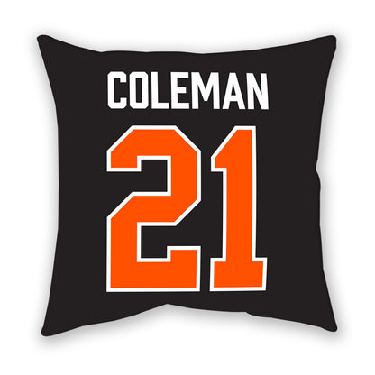 Oklahoma State - NCAA Men's Basketball : Isaiah Coleman - Pillow-1