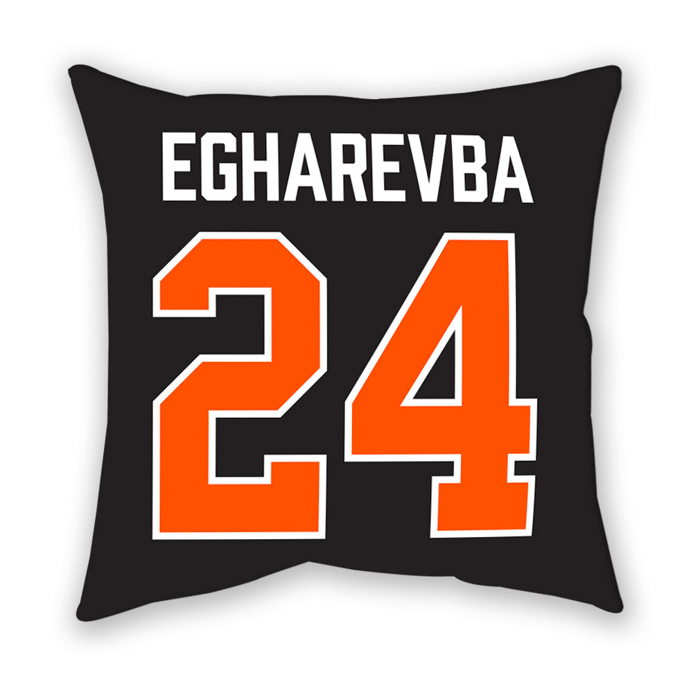 Oklahoma State - NCAA Women's Basketball : Praise Egharevba - Pillow-1