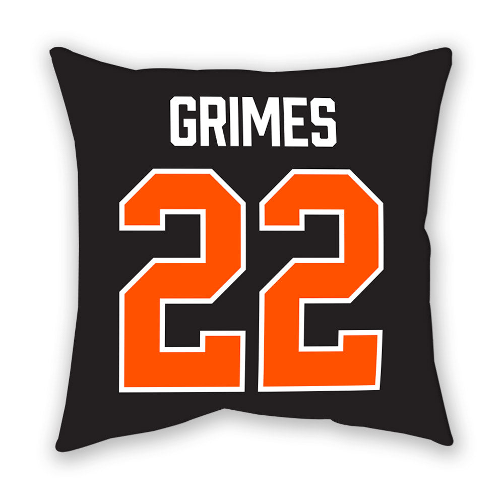 Oklahoma State - NCAA Women's Soccer : Tyller Grimes - Pillow-1