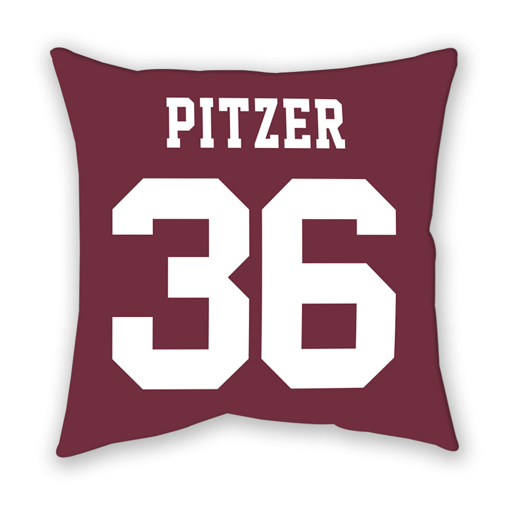 Mississippi State - NCAA Baseball : Tyler Pitzer - Pillow-1