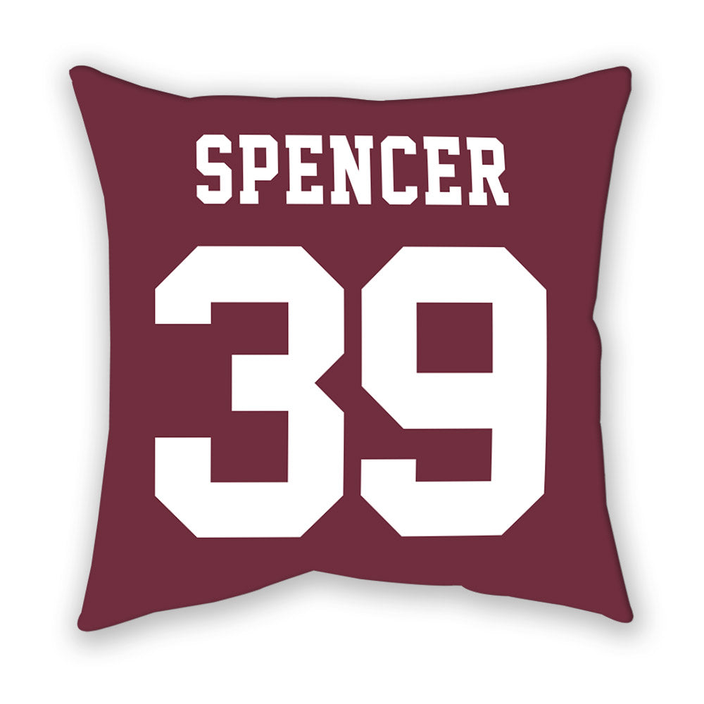 Mississippi State - NCAA Baseball : Patrick Spencer - Pillow-1