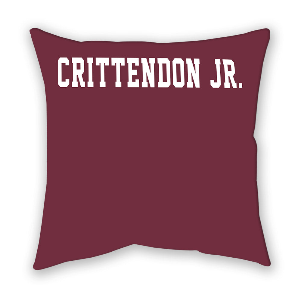 Mississippi State - NCAA Football : Tico Crittendon Jr. - Pillow-1