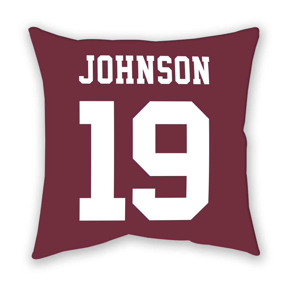 Mississippi State - NCAA Women's Soccer : Hailey Johnson - Pillow-1