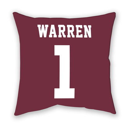 Mississippi State - NCAA Men's Basketball : Dellquan Warren - Pillow-1