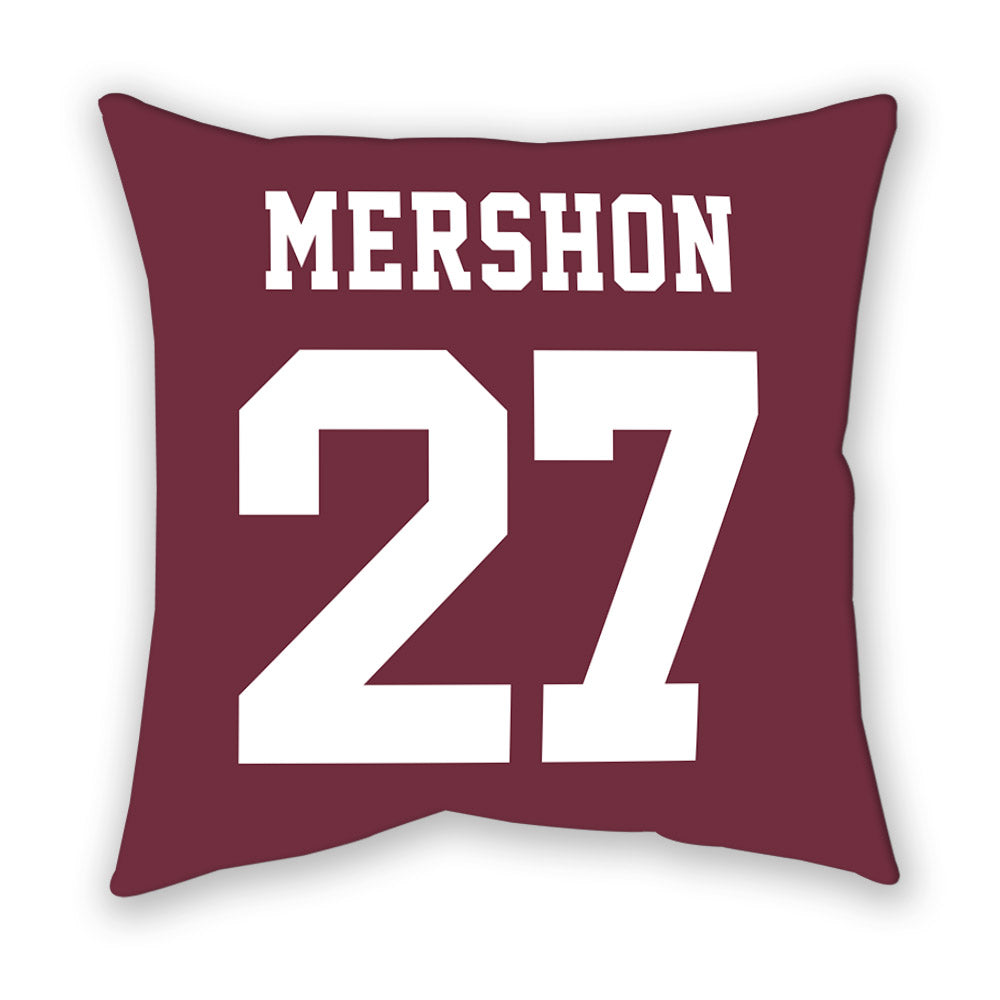 Mississippi State - NCAA Baseball : Peter Mershon - Pillow-1