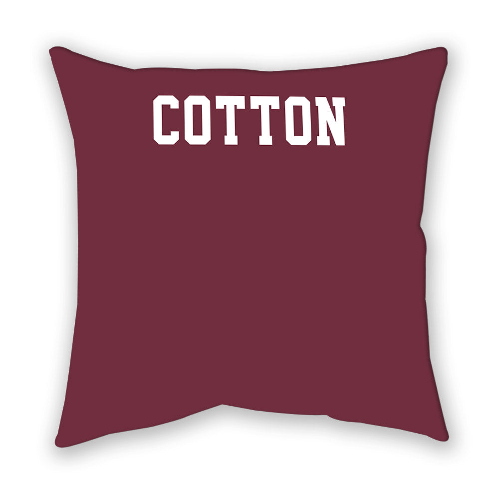 Mississippi State - NCAA Football : Zayion Cotton - Pillow-1