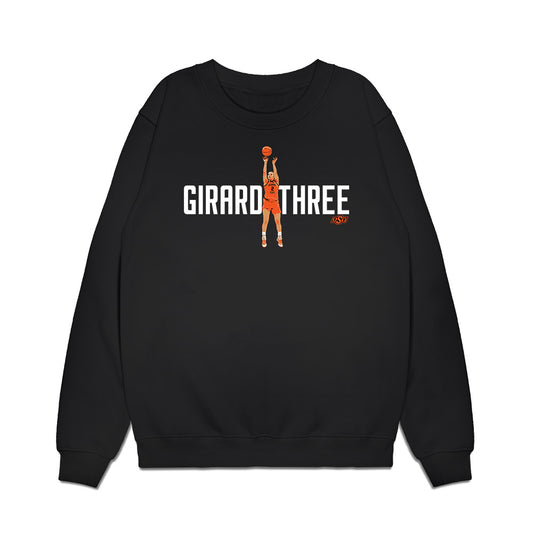 Oklahoma State - NCAA Women's Basketball : Lena Girardi - Graphic Tee Premium Crewneck Sweatshirt-0